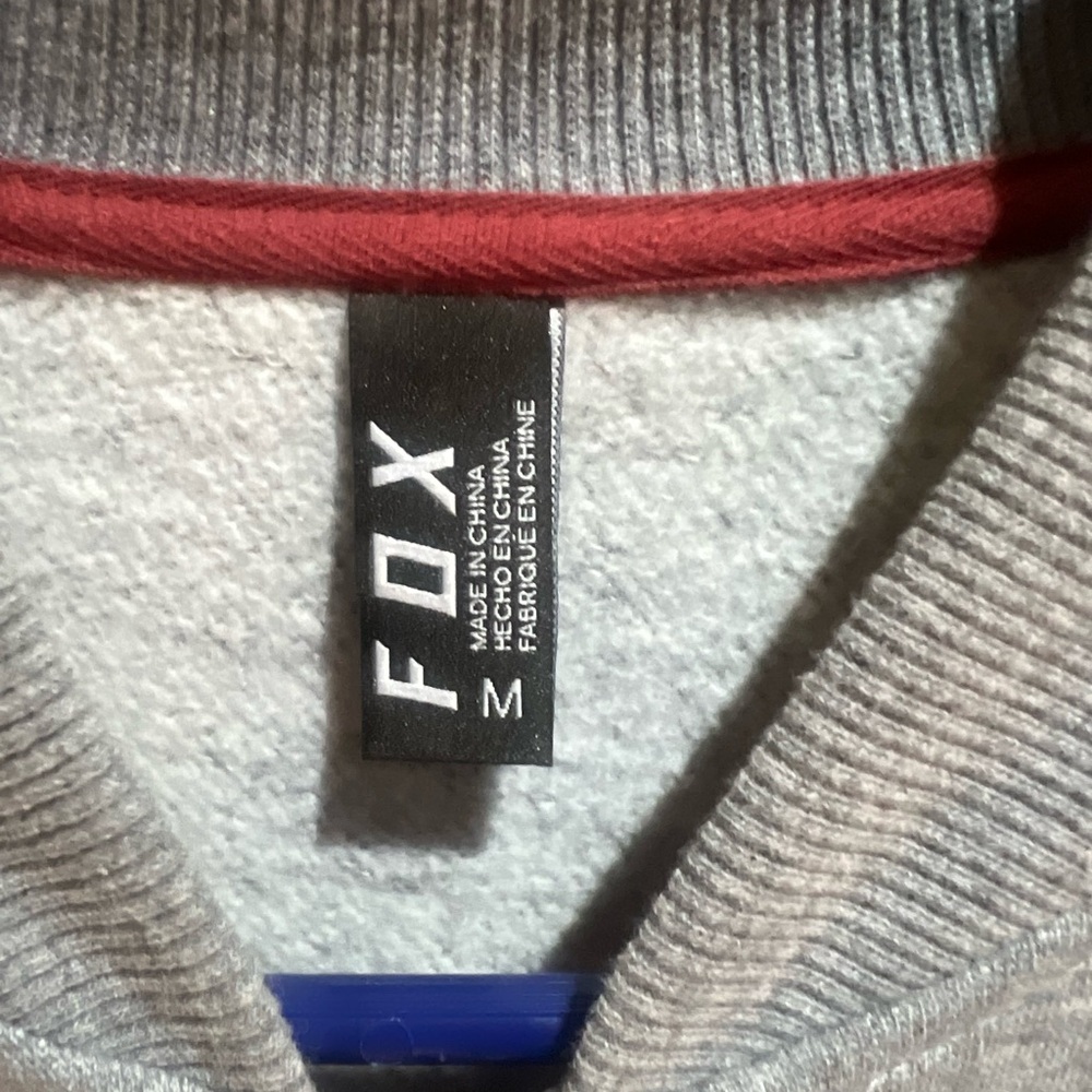 Fox Gray Zip-Up Sweater - Picture 5 of 5